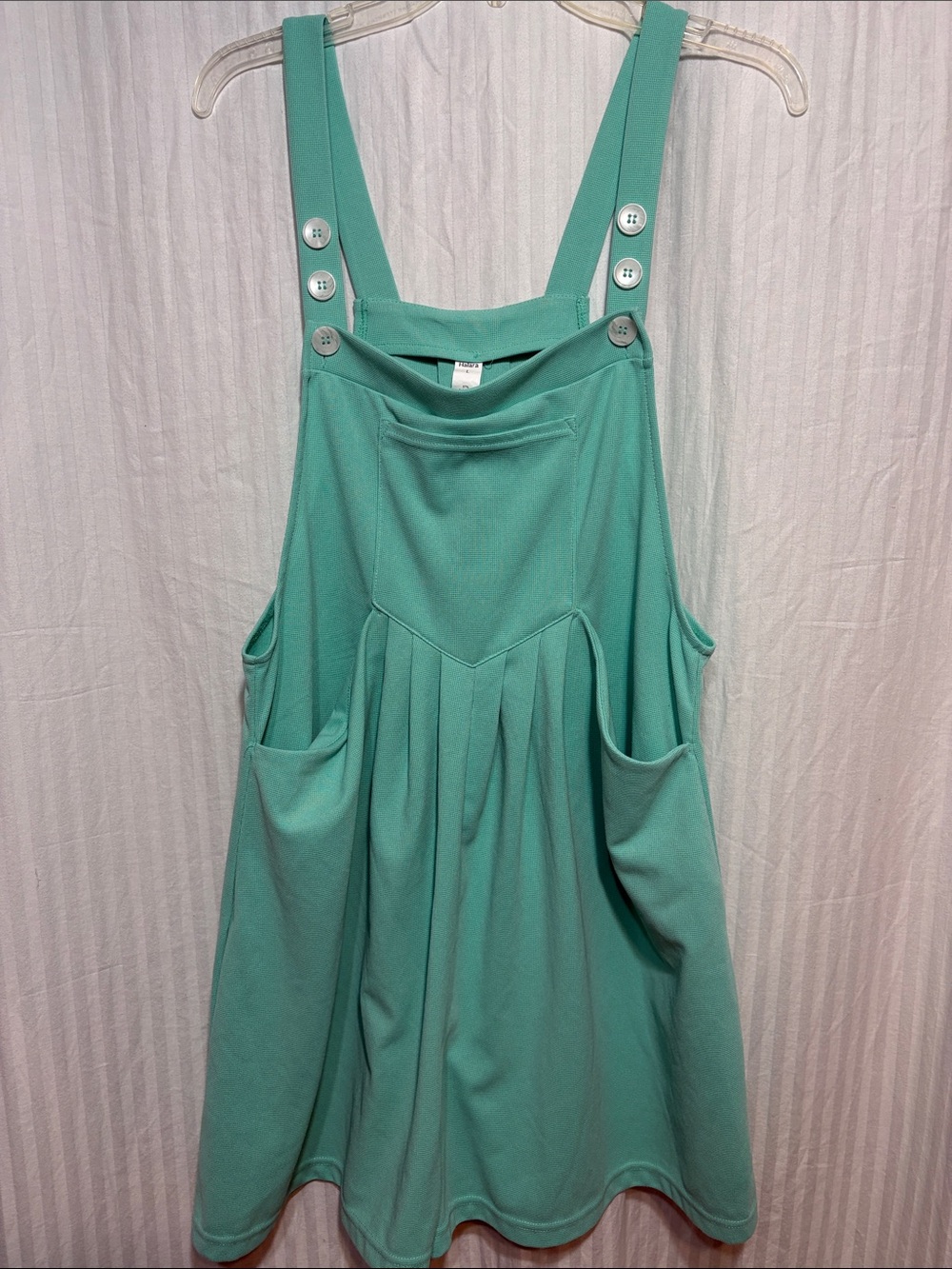 HALARA Mint Green Shorts Romper - Picture 2 of 8